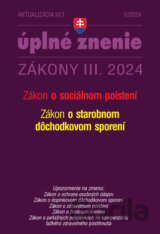 Aktualizácia III/1 / 2024 - Sociálne poistenie a dôchodkové sporenie