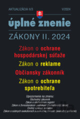 Aktualizácia II/3 / 2024 - Občiansky zákonník a ochrana spotrebiteľa