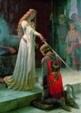 Pasovanie na rytiera, E.B. Leighton