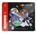 Kores Trojhranné pastelky Kolores Selection - 24 barev