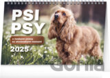 NOTIQUE Stolový kalendár Psi – Psy 2025