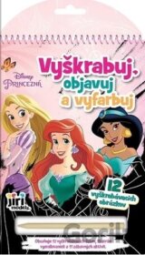 Vyškrabávacie vymaľovanky - Princezné