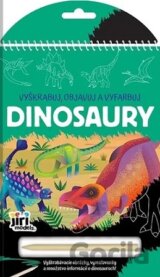 Vyškrabávacie vymaľovanky - Dinosaury