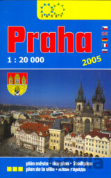 Praha - plán města, 1:20 000
