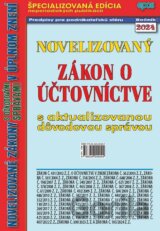 Novelizovaný zákon o účtovníctve