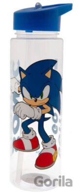 Plastová fľaša na pitie Sonic The Hedgehog: Musím ísť rýchlo