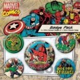 Set 5 odznakov Marvel: Spiderman
