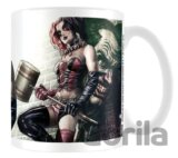 Bílý keramický hrnček DC Comics - Batman: Harley Quinn Pose