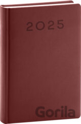 NOTIQUE Denný diár Aprint Neo 2025, vínový, 13 x 18 cm