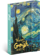 NOTIQUE Týždenný magnetický diár Vincent van Gogh 2025