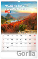 NOTIQUE Nástenný kalendár Malebné zákutia Slovenska 2025