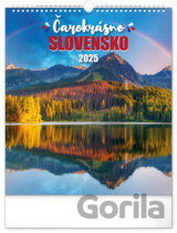 NOTIQUE Nástenný kalendár Čarokrásne Slovensko 2025