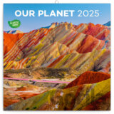 NOTIQUE Nástenný poznámkový kalendár Our planet (Naša planéta) 2025