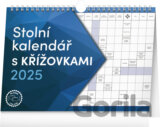 NOTIQUE Stolní / nástenní kalendář s křížovkami 2025