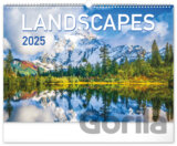 NOTIQUE Nástenný kalendár Landscapes (Krajiny) 2025