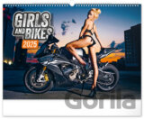 NOTIQUE Nástenný kalendár Girls & Bikes 2025