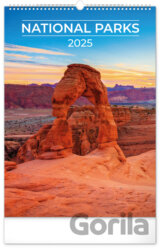 NOTIQUE Nástenný kalendár National parks (Národné parky) 2025