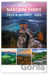 NOTIQUE Nástěnný kalendář Národní parky Čech a Moravy 2025