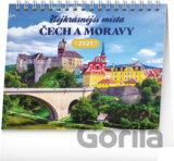 NOTIQUE Stolní kalendář Nejkrásnější místa Čech a Moravy 2025,