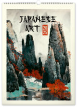 NOTIQUE Nástenný kalendár Japanese Art 2025
