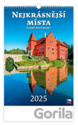 Nejkrásnější místa České republiky 2025 - nástěnný kalendář