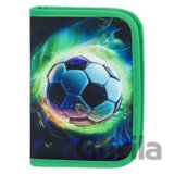 Školský peračník jednoposchodový Baagl Futbal Lopta zelený