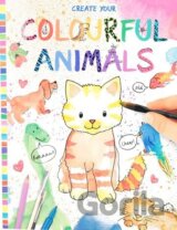 Maľovanky Create Your - Farebné zvieratká