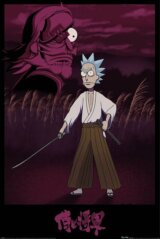 Plagát Rick and Morty: Samurai Rick