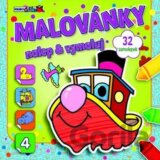 Malovánky Parník - nalep a vymaluj