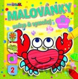Malovánky Krab - nalep a vymaluj