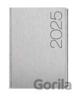 Týdenní diář 2025 Oskar ForMen A5 Silver