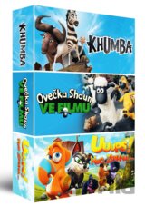 Animáky kolekce II.: Ovečka Shaun + Khumba + Uuups! Noe zdrhnul (3 DVD)