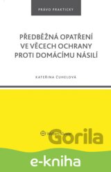 Předběžná opatření ve věcech ochrany proti domácímu násilí