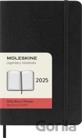 Moleskine – 12-mesačný denný diár 2025 - čierny
