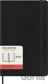 Moleskine – 12-mesačný denný diár 2025 - čierny