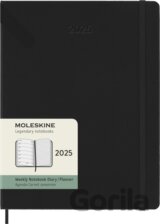 Moleskine – 12-mesačný plánovací zápisník (diár) 2025 - čierny