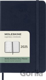 Moleskine – 12-mesačný plánovací zápisník (diár) 2025 - modrý