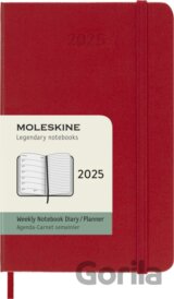Moleskine – 12-mesačný plánovací zápisník (diár) 2025 - červený