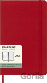 Moleskine – 12-mesačný plánovací zápisník (diár) 2025 - červený