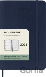 Moleskine – 12-mesačný plánovací zápisník (diár) 2025 - modrý