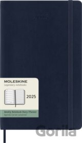 Moleskine – 12-mesačný plánovací zápisník (diár) 2025 - modrý