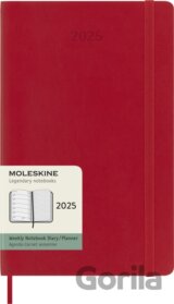 Moleskine – 12-mesačný plánovací zápisník (diár) 2025 - červený