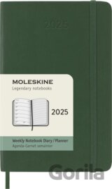 Moleskine – 12-mesačný plánovací zápisník (diár) 2025 - zelený