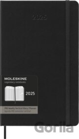 Moleskine – 12-mesačný vertikálny diár PRO 2025 - čierny