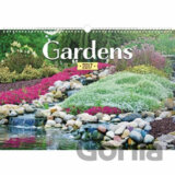 Kalendář nástěnný 2017 - Zahrady - prodloužená verze