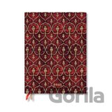 Paperblanks - týždenný diár Red Velvet 2025