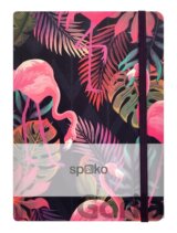 Spoko zápisník Jungle plameňák A5, linkovaný