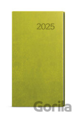 Týdenní diář 2025 Jakub Vivella kapesní zelená