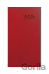 Týdenní diář 2025 Jakub Vivella kapesní bordó