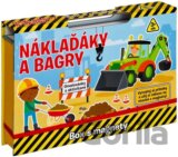 Náklaďáky a bagry - Box s magnety